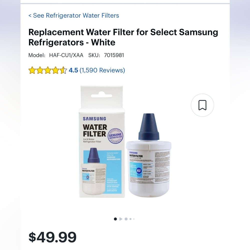 Samsung water filter - Picture 4 of 4